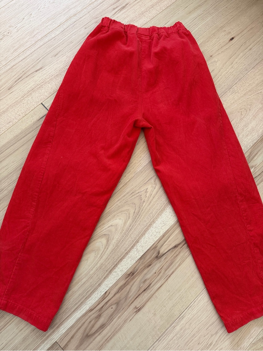 Le Bon Shoppe Arc Pants in Red Soft Corduroy-S - Picture 6 of 6